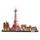 Пазл Cubic Fun Трехмерный пазл City line Париж с LED-подсветкой (L525h) (267625) - изображение 2