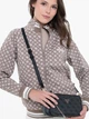 Сумка кросс-боди через плечо женская маленькая Guess Noelle Ii Dbl Pouch Crossbody HWBG96-72710-CLO Coal Logo (190231964575) - изображение 3