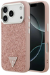 Панель Guess Glitter Triangle Logo MagSafe для iPhone 17 Pro Pink - зображення 1
