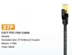 Интернет кабель сетевой шнур патч-корд RJ45 LAN Ampcom CAT7 STP 10Gbps PVC Black, 2м (48759) - изображение 6