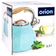 Czajnik Orion z gwizdkiem emaliowany Niebieski 3 l (8592381161804) - obraz 7