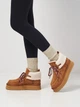 Женские зимние ботинки замшевые низкие Restime YWZ24452 40 26 см Camel (2040000101374) - изображение 2