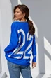 Fashions • Светр жіночий Монохром Fashions 44-54 електрик (2392-мас) - зображення 3