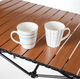 Розкладний садовий стіл Platinet PGT93 туристичний зсувна стільниця 93 см Коричневий (5907595459631) - зображення 3