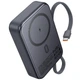 УМБ HOCO Origen dual PD magnetic power bank with cable dark 20000mAh Q44A |2Type-C, 45W/3A, PD/QC| Grey - зображення 4