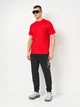 Футболка хлопковая длинная мужская Fila FAM0874-30002 M Красная (4067777175672) - изображение 3