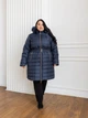 Fashions • Пальто женское Памела Fashions 78 темно-синий (1878(ПМ)-мк) - изображение 2