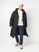 Куртка зимняя длинная мужская Converse Long Puffer CVM5J032-BLK L Черная (0198820076050) - изображение 3