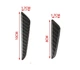 Захист на двері (Carbon Black молдинг) 4шт(2*10cm-2*8cm) - зображення 2