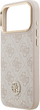 Панель Guess 4G Strass Logo MagSafe для iPhone 17 Pro Max Pink (3666339529611) - зображення 6
