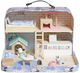 Domek w walizce Kik Hotel Spa dla zwierząt drewniane mebelki figurki (KX3055) (5903039767522) - obraz 1