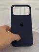 Чехол Premium Silicone Case Full для iPhone 17 Pro Max Dark Blue - изображение 3