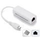 Сетевой адаптер переходник Micro USB - Ethernet RJ45 LAN (100 мбит/с) White (48591) - изображение 3