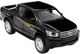 Автомодель Techno Drive Toyota Hilux чорна (KM250423) - зображення 7
