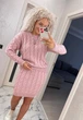 Fashions • В'язаний костюм Злата Fashions 42-52 пудра (314-нс) - зображення 4