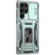 Ударопрочный чехол Epik Camshield Army Ring для Samsung Galaxy S24 Ultra Зеленый / Light Green - изображение 2