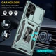 Ударопрочный чехол Epik Camshield Army Ring для Samsung Galaxy S24 Ultra Зеленый / Light Green - изображение 5