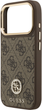 Панель Guess 4G Strass Logo & Big Strap Metal Buttons MagSafe для iPhone 17 Pro Brown (3666339550974) - зображення 6