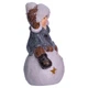 Новогодняя декоративная фигурка с подсветкой 9,5*8*16 см Ребенок на снежном шаре из фарфора CR-5-20 - изображение 2
