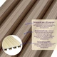 Декоративна рейка Sticker Wall SW-00001853 3000х160х23 мм дерево коричнева - зображення 2
