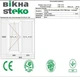 Вікно Steko 800х1000 мм 2-скла/аргон ліве - зображення 2