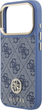 Панель Guess 4G Strass Logo & Big Strap Metal Buttons MagSafe для iPhone 17 Pro Blue (3666339551278) - зображення 6