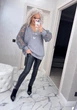Fashions • Кофта женская Ариадна Fashions 46-50 серый (#456/а-ел) - изображение 9