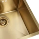 Кухонная мойка стальная GRANADO Galera S201 498x498 мм Gold Honeycomb - изображение 2
