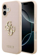 Панель Guess Grained Big 4G & Classic Logo для iPhone 17 Pink - зображення 1