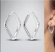 Серьги серебро 925 Original стиль Pandora Квадраты 7881 - изображение 1