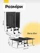 Теннисный стол для пинг понга настольного тенниса GSI-sport Athletic Light Gf-2 графит - изображение 3