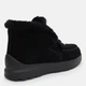 Женские зимние ботинки замшевые низкие Allshoes 190686 38 24.5 см Черные (ROZ6501054438) - изображение 5