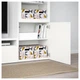 Коробка з кришкою IKEA (ІКЕА) TJENA 25х35х20см білий чорний рожевий (403.982.15) - зображення 4
