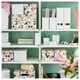 Коробка з кришкою IKEA (ІКЕА) TJENA 25х35х20см білий чорний рожевий (403.982.15) - зображення 6