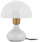 Lampka nocna Leitmotiv stolowa metalowa grzybek 17.5 cm Biała (8714302748738) - obraz 1