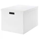 Коробка з кришкою IKEA (ІКЕА) TJENA 35х50х30см біла (903.743.49) - зображення 1
