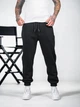 Мужские теплые спортивные штаны Teamv OVERSIZE 3 Черные S - изображение 7