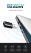 Bluetooth адаптер Ugreen USB Bluetooth V 5.0 Adapter (CM390) Black [58593] - зображення 2