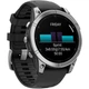 Смарт-часы Garmin Fenix E 47mm AMOLED Stainless Steel with Black Silicone Band (010-03025-02/00) [116559] - изображение 2
