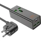 Мережевий фільтр Hoco AC9A Talent PD30W Black (601634) [112742] - зображення 1