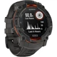 Смарт-часы Garmin Instinct 3 50mm Solar Black with Charcoal Band (010-02935-00) [125560] - изображение 3