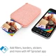 Портативный фотопринтер HP Sprocket 2x3 Pink (HPISPP) [141282] - изображение 5