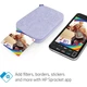 Портативний фотопринтер HP Sprocket 2x3 Purple (HPISPPR) [141286] - зображення 5