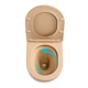 Унитаз подвесной Robin Ultra Quiet 490×365×325 мм, Beige, с сиденьем Slim Duroplast / Soft-close / Quick Release QT13332381АSSB Qtap - изображение 6