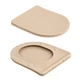 Унитаз подвесной Robin Ultra Quiet 490×365×325 мм, Beige, с сиденьем Slim Duroplast / Soft-close / Quick Release QT13332381АSSB Qtap - изображение 8
