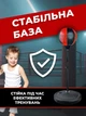 Детский боксерский набор - напольная груша на стойке с регулируемой высотой, перчатками и насосом для тренировок дома - изображение 5