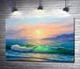 Картина Морской пейзаж на закате с чайками 100x67 см Модуль №1 (005887) - изображение 1