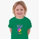 Детская футболка Лайк Стич (Likee Stitch) (25186-1596) 104-110 см Хлопок Зеленый - изображение 4