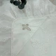 Крыжма с кружевом поплин Цветочек 80*100 Молочная - изображение 4