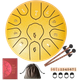 Глюкофон ручной язычковый барабан на 11 нот 16см Tongue Drum Yellow инструмент для медитации и йоги - изображение 1
